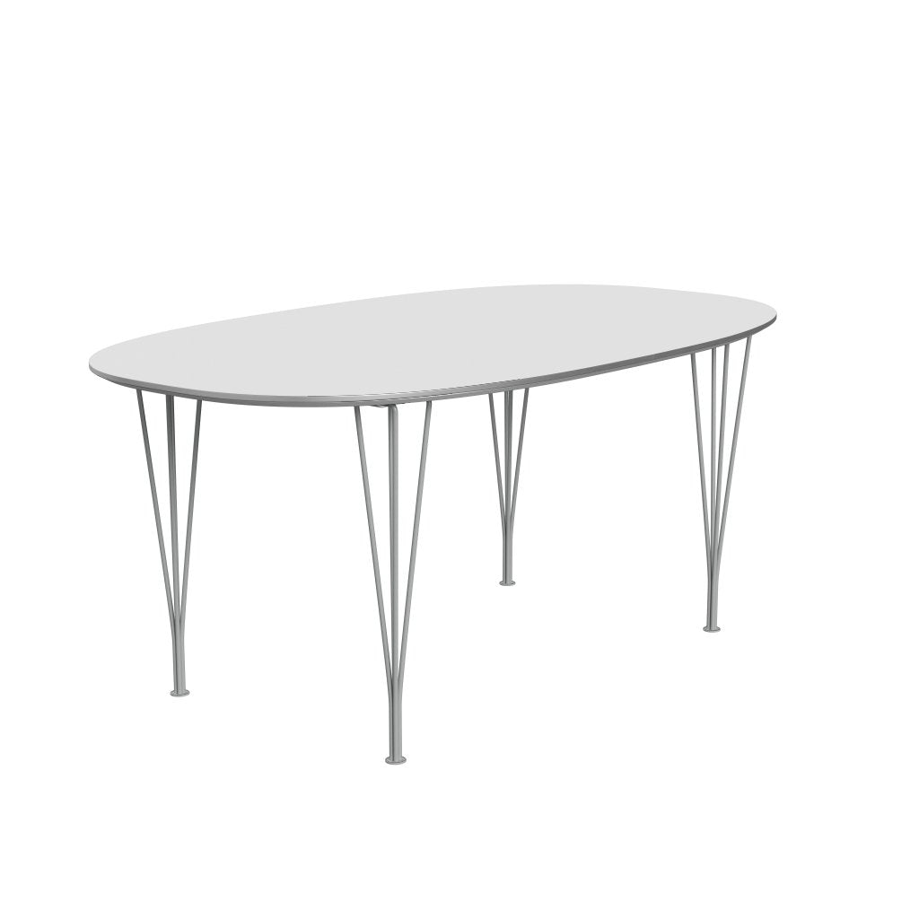 Fritz Hansen Superellipse pull -out tabell nio grå/vit laminat, 270x100 cm