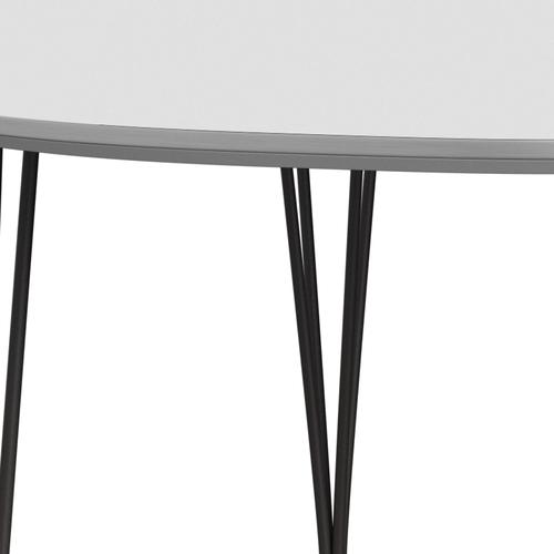 Fritz Hansen Superellipse Pull -out Table varm grafit/vitt laminat, 270x100 cm