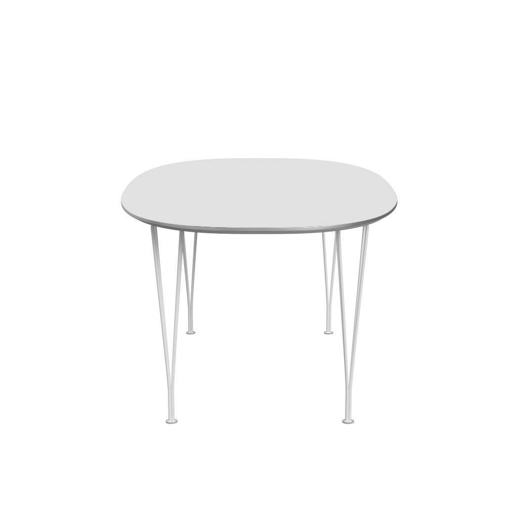 Fritz Hansen Superellipse Pull -out Table White/White Laminate, 270x100 cm
