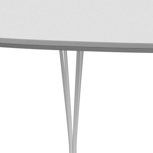 Fritz Hansen Superellipse Pull -out Table White/White Laminate, 300x120 cm