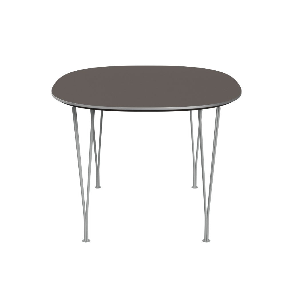 Fritz Hansen Superellipse matbord nio grå/grå laminat, 150x100 cm