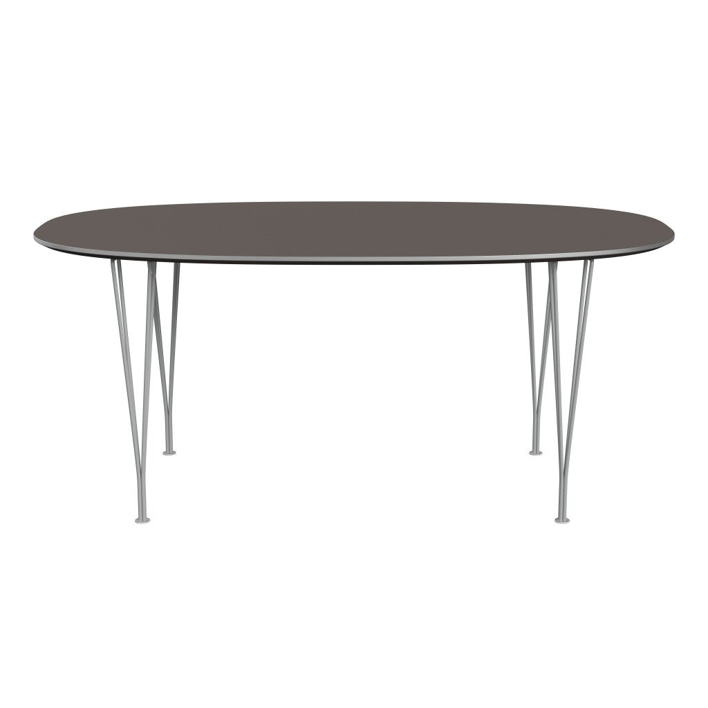 Fritz Hansen Superellipse matbord nio grå/grå laminat, 170x100 cm