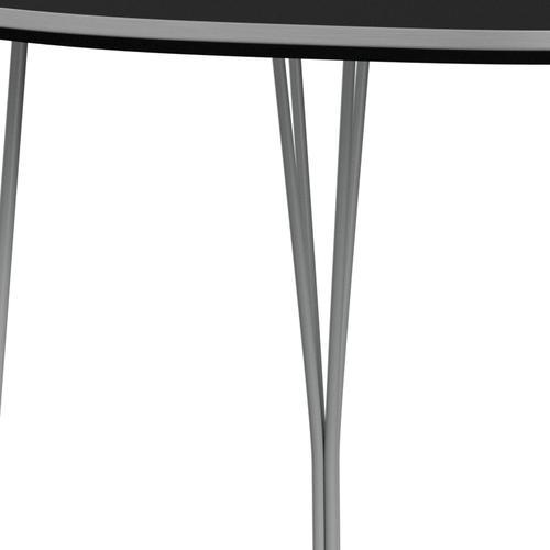 Fritz Hansen Superellipse matbord nio grå/svart laminat, 170x100 cm