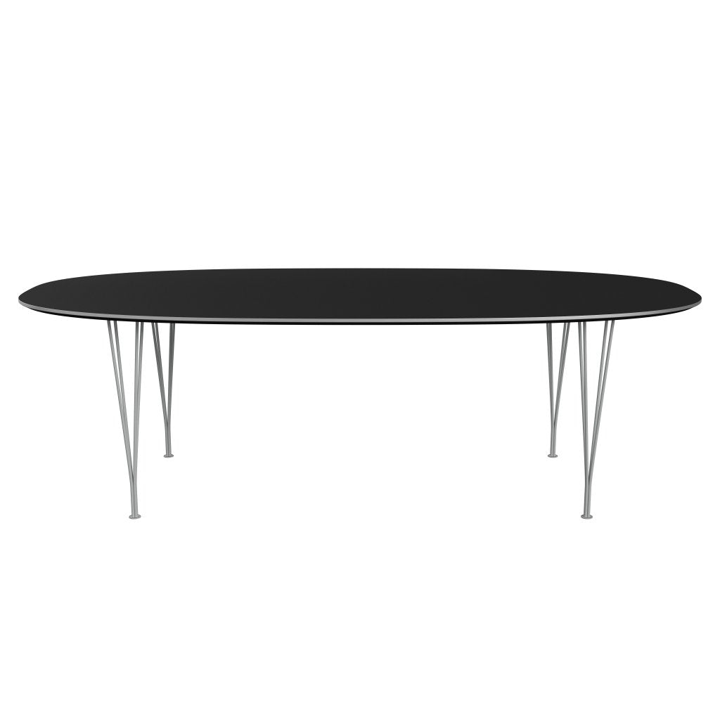 Fritz Hansen Superellipse matbord nio grå/svart laminat, 240x120 cm
