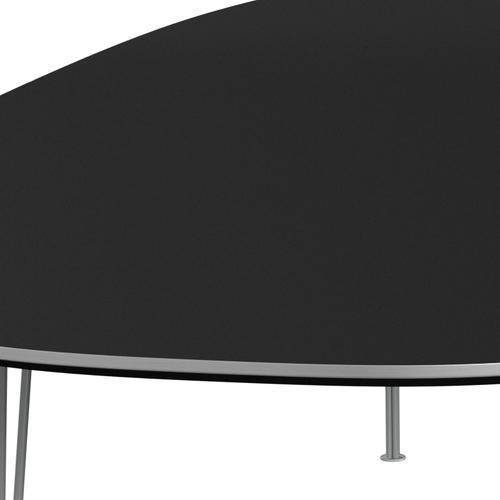 Fritz Hansen Superellipse matbord nio grå/svart laminat, 300x130 cm