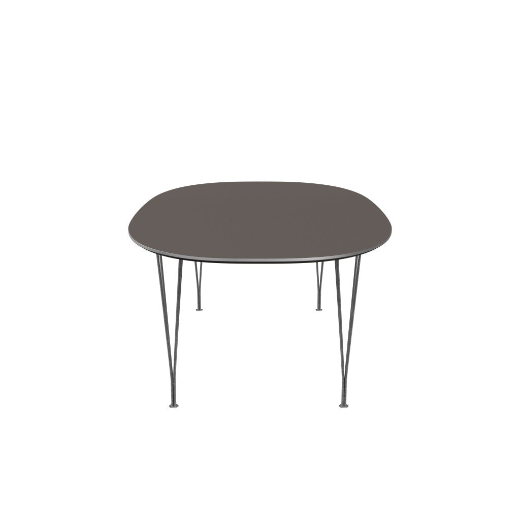 Fritz Hansen Superellipse matbord silvergrå/grå laminat, 240x120 cm