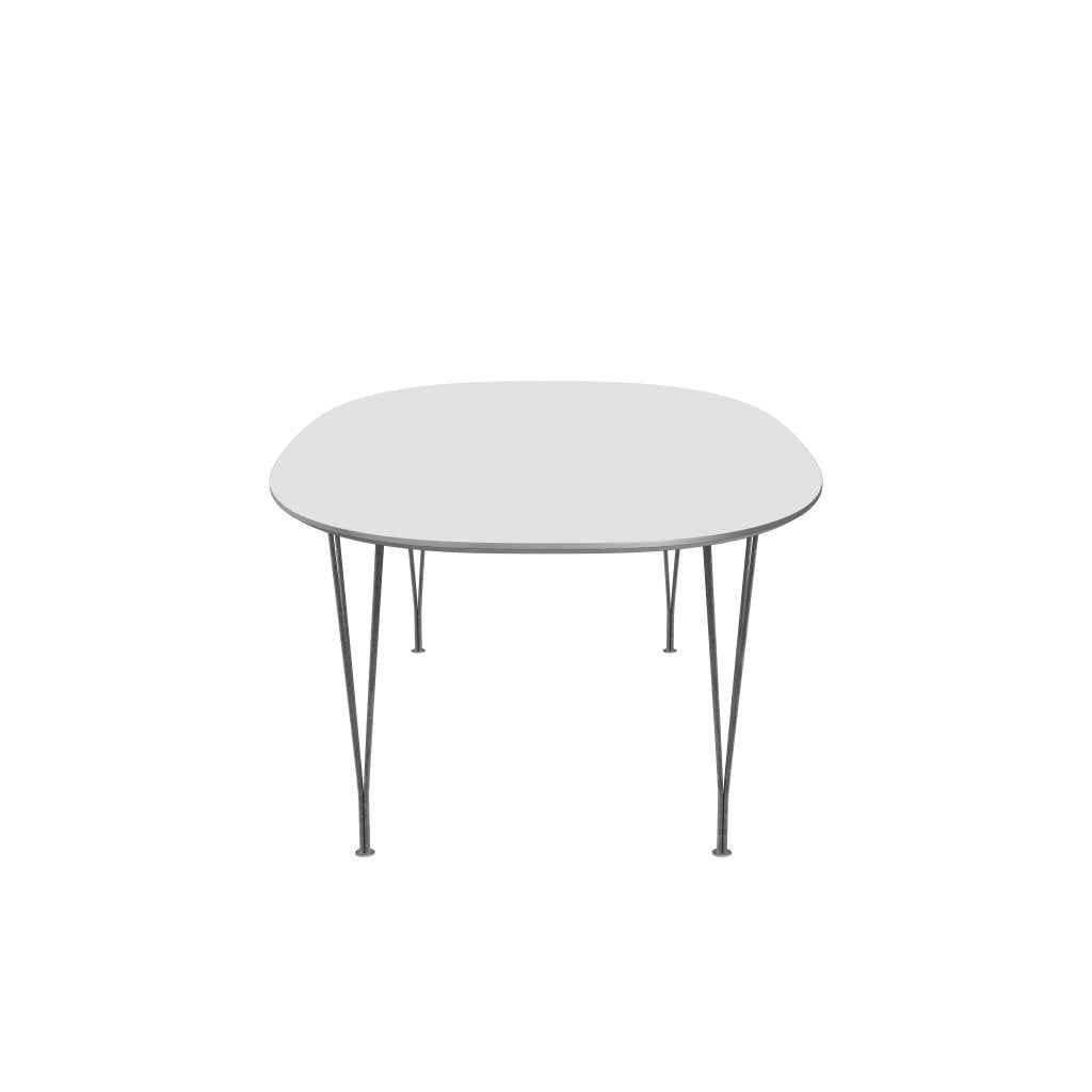 Fritz Hansen Superellipse matbord silvergrå/vitt laminat, 240x120 cm