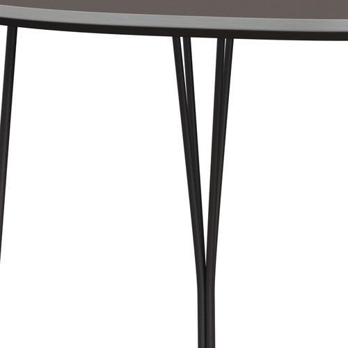 Fritz Hansen Superellipse matbord varmt grafit/grå laminat, 170x100 cm