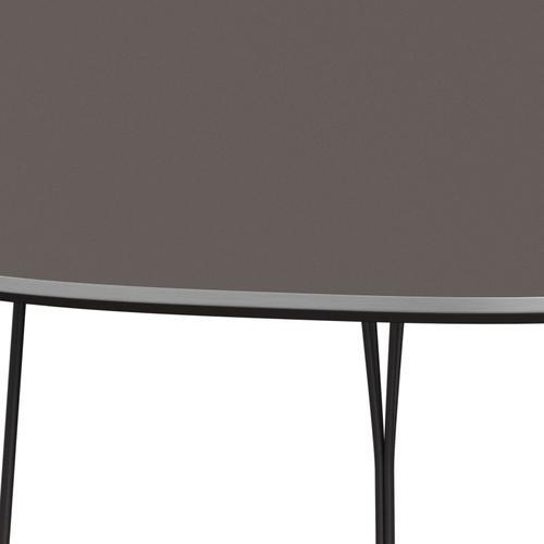 Fritz Hansen Superellipse matbord varmt grafit/grå laminat, 240x120 cm