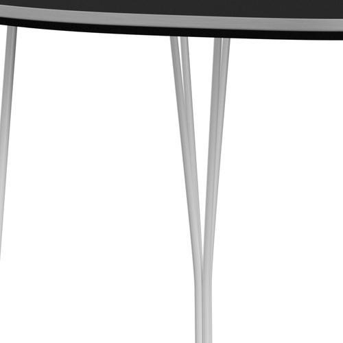 Fritz Hansen Superellipse matbord vitt/svart laminat, 170x100 cm
