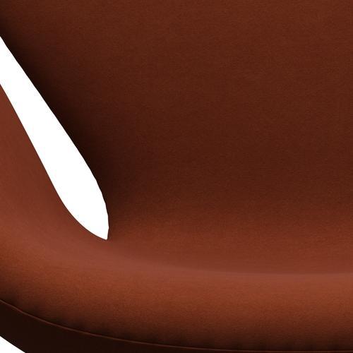 Fritz Hansen Swan stol, brun brons/komfort mörkröd (61018)