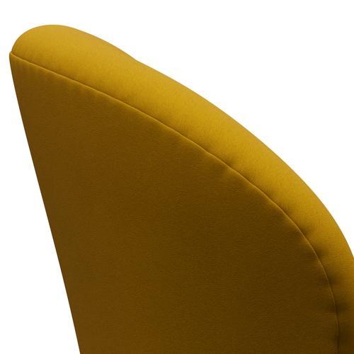 Fritz Hansen Swan Chair, Brown Bronze/Comfort Yellow (62004)