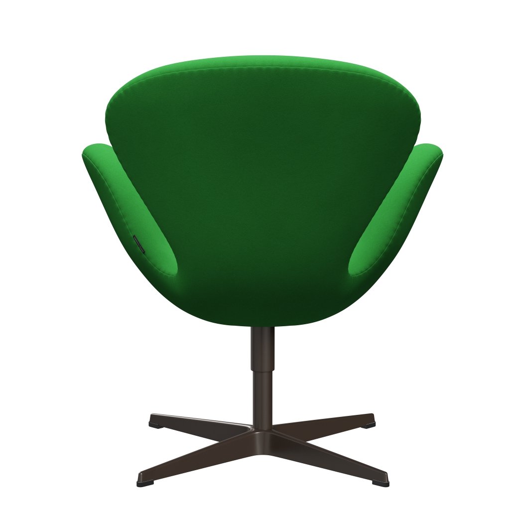 Fritz Hansen Swan Chair, Brown Bronze/Comfort Green (68003)