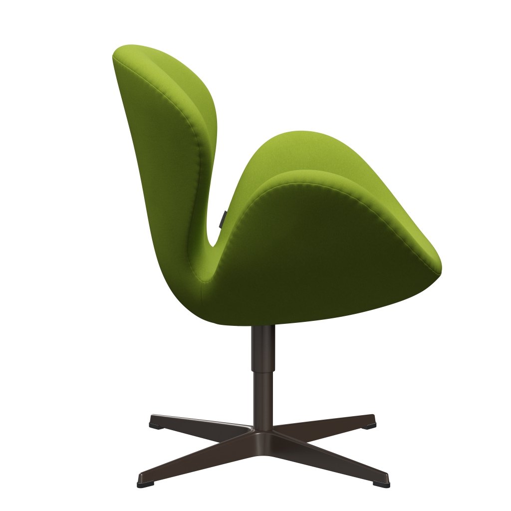 Fritz Hansen Swan stol, brun brons/komfort ljusgrön (68000)