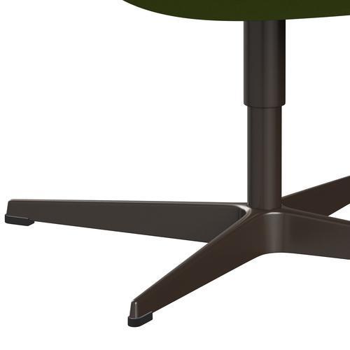 Fritz Hansen Swan stol, brun brons/komfort ljusgrön (68000)