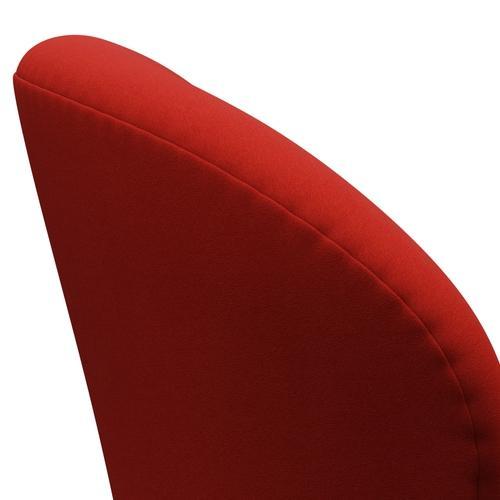 Fritz Hansen Swan Chair, Brown Bronze/Comfort Red (00026)