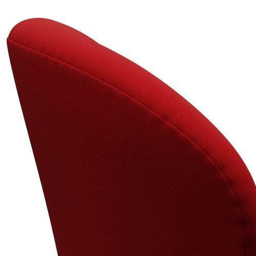 Fritz Hansen Swan Chair, Brown Bronze/Comfort Red (01414)