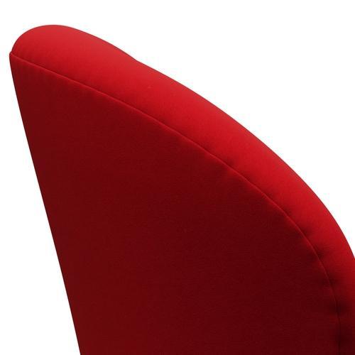 Fritz Hansen Swan Chair, Brown Bronze/Comfort Red (64013)