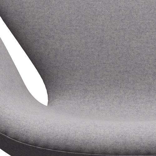 Fritz Hansen Swan Chair, Brown Bronze/Divina MD Cool Light Grey