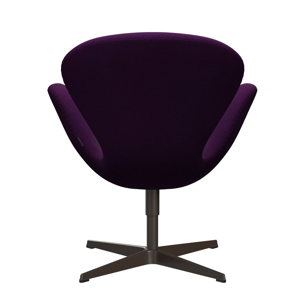 Fritz Hansen Swan Chair, Brown Bronze/Divina Purple (696)