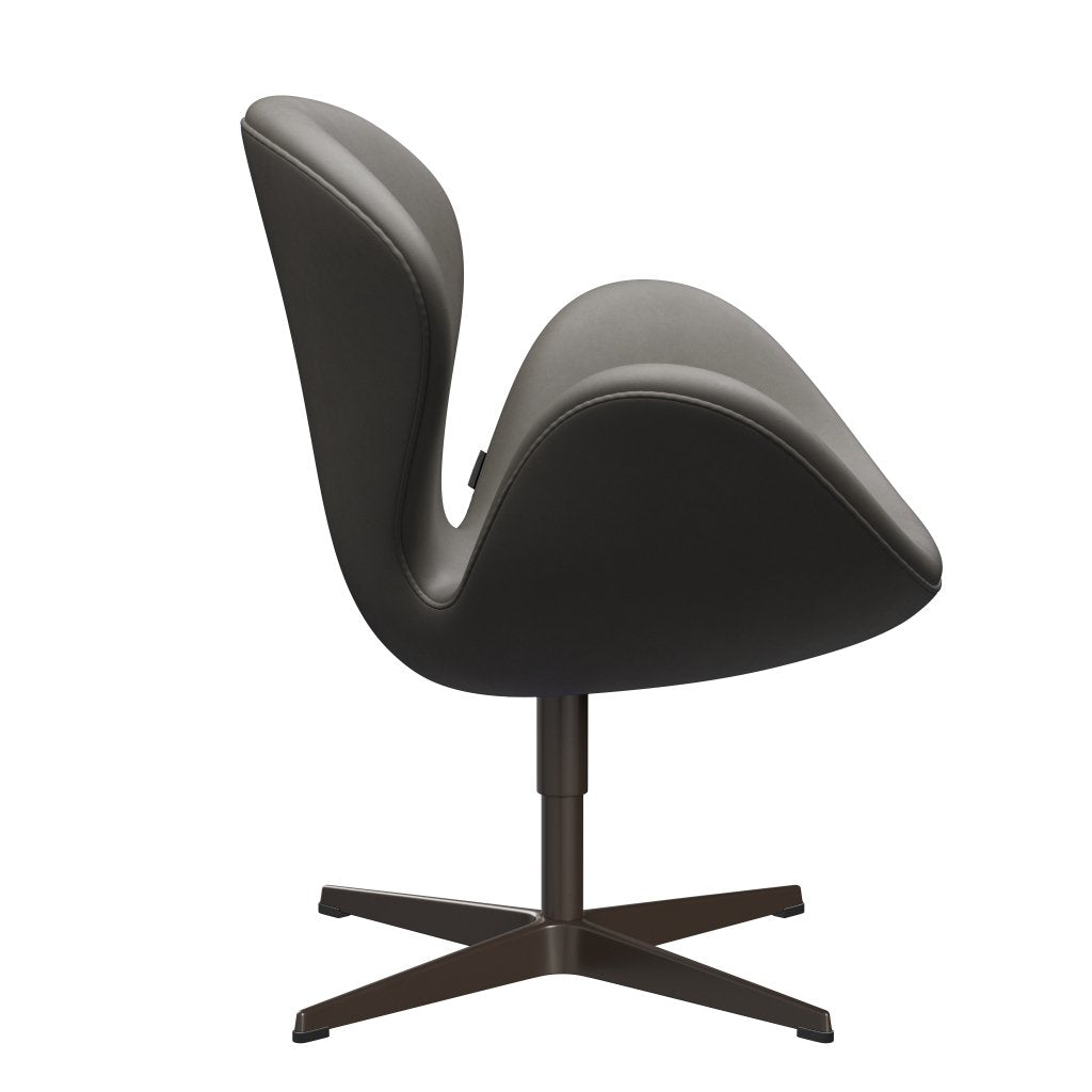 Fritz Hansen Swan Chair, Brown Bronze/Essential Lava