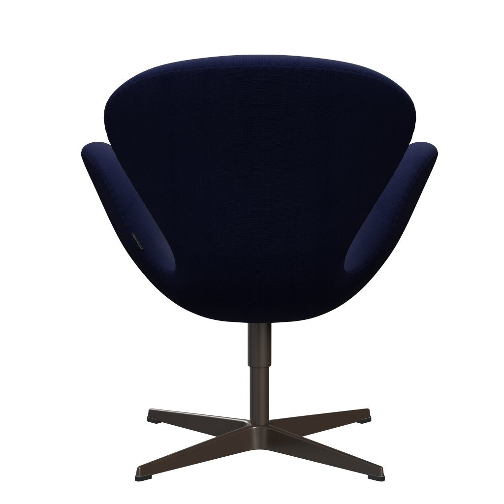 Fritz Hansen Swan Chair, Brown Bronze/Fame Dark Blue (66005)