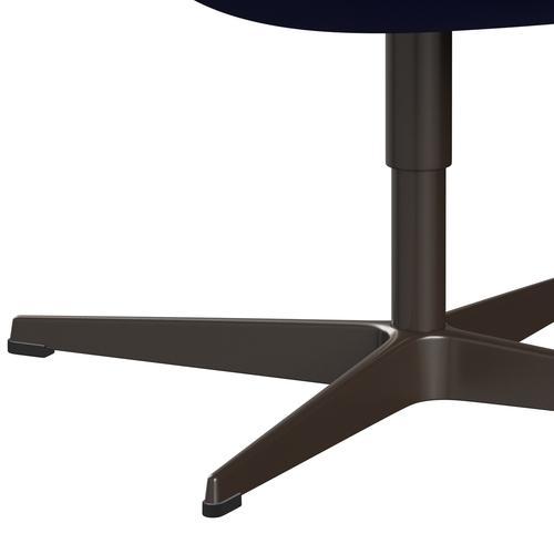 Fritz Hansen Swan Chair, Brown Bronze/Fame Marine Blue (66032)