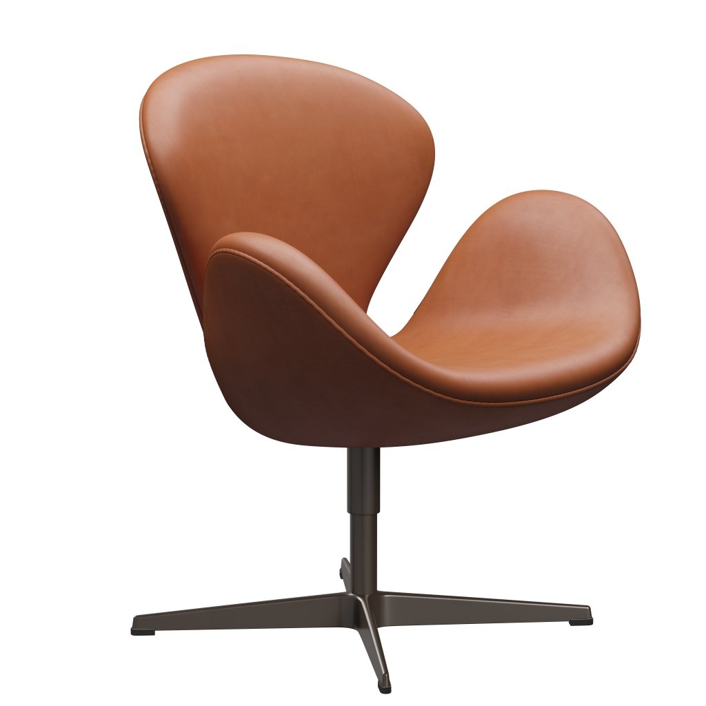 Fritz Hansen Swan Chair, Brown Bronze/Grace Walnut