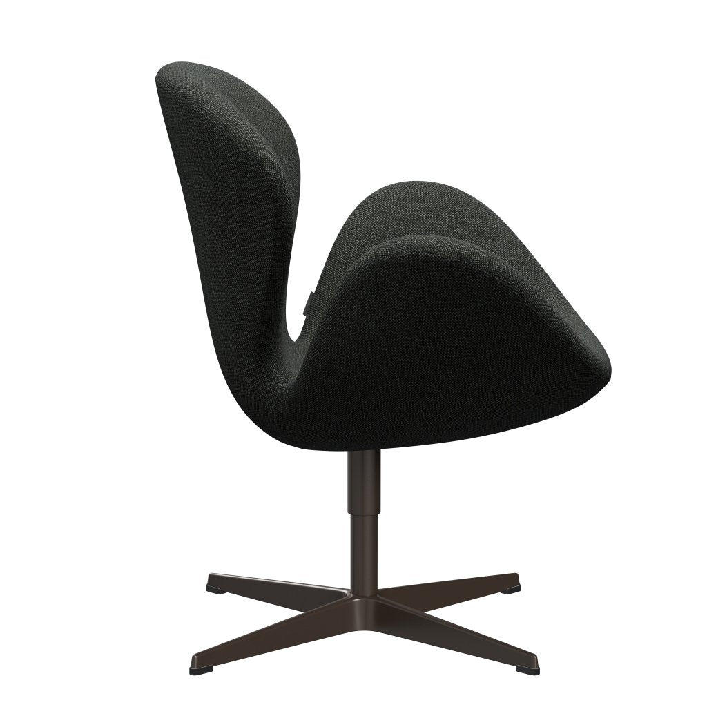 Fritz Hansen Swan Chair, Brown Bronze/Hallingdal Black/Grey (368)