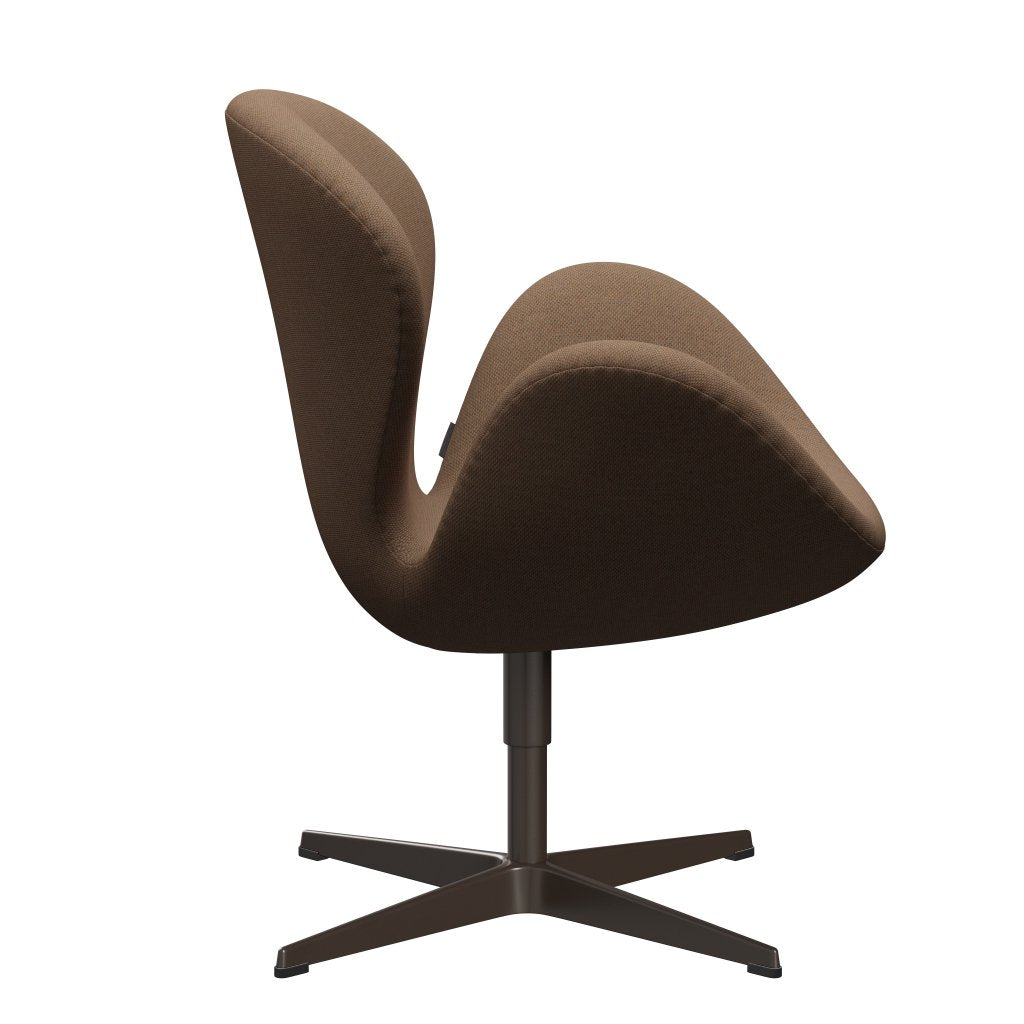 Fritz Hansen Swan stol, brun brons/omsyl brun/naturlig