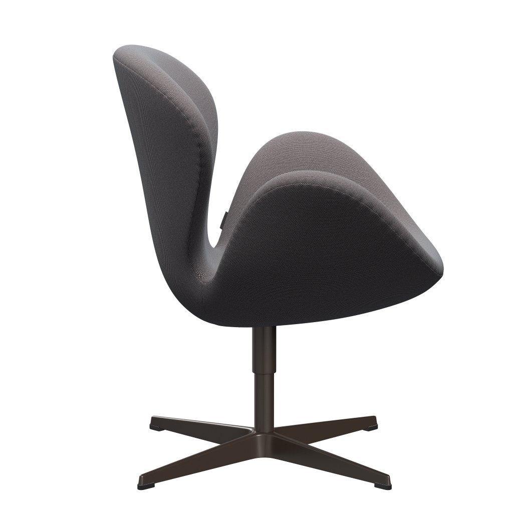 Fritz Hansen Swan stol, brun brons/steelcut trio blekblå/brun/svart