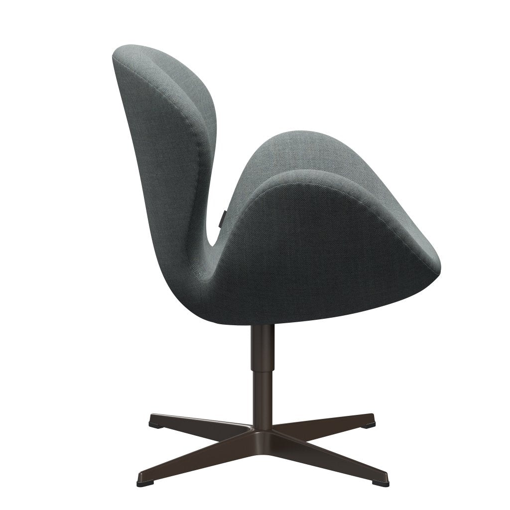 Fritz Hansen Swan stol, brun brons/sunniva grå/blekgrön