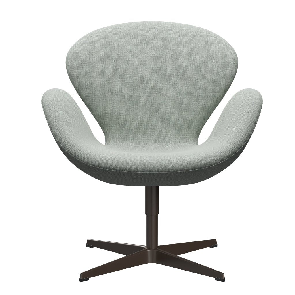 Fritz Hansen Swan stol, brun brons/sunniva mintgrön