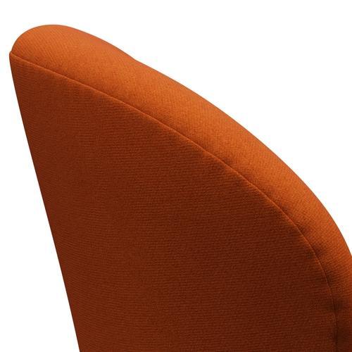Fritz Hansen Swan Chair, Brown Bronze/Tonus Orange (605)