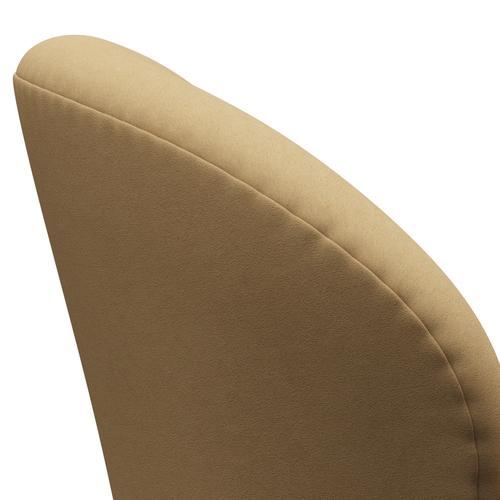 Fritz Hansen Swan Chair, Satin Polished Aluminium/Comfort Beige (00280)