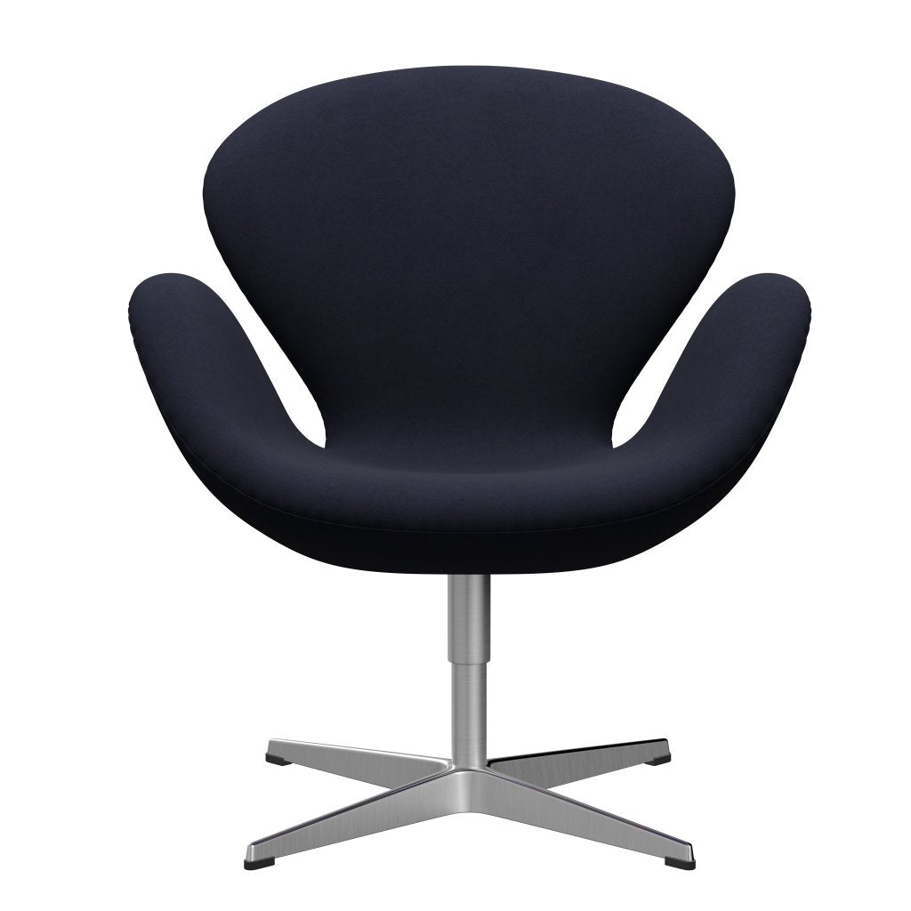 Fritz Hansen Swan -stol, satinpolerad aluminium/komfortjord grå