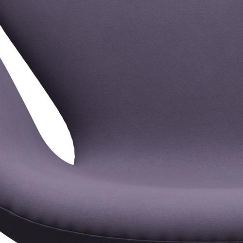 Fritz Hansen Swan Chair, Satin Polished Aluminium/Comfort Purple