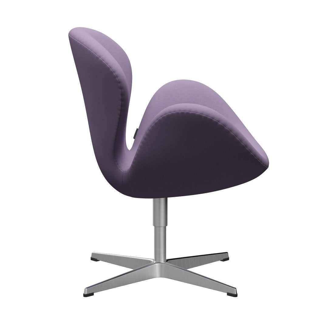 Fritz Hansen Swan -stol, satinpolerad aluminium/komfort IF/Light Purple