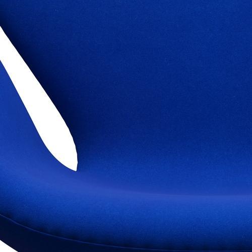 Fritz Hansen Swan -stol, satinpolerad aluminium/divina blå