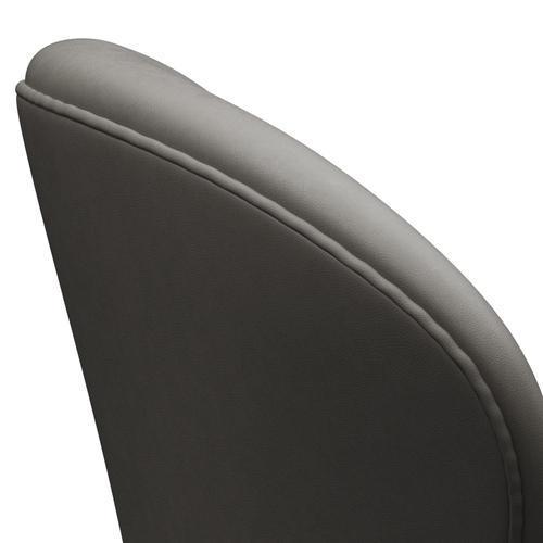 Fritz Hansen Swan Chair, Satin Polished Aluminium/Essential Lava