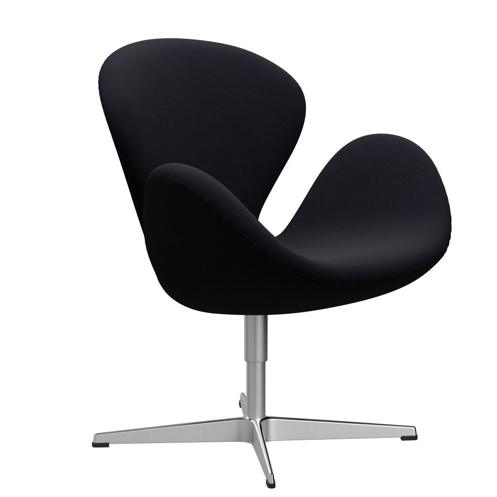 Fritz Hansen Swan Chair, Satin Polished Aluminium/Fame Bourgogne (64055)