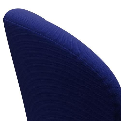 Fritz Hansen Swan Chair, Satin Polished Aluminium/Fame Marine Blue (66032)