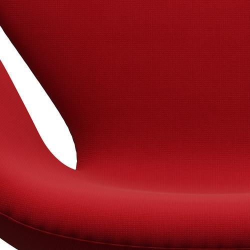 Fritz Hansen Swan -stol, satinpolerad aluminium/berömmelse röd (64089)