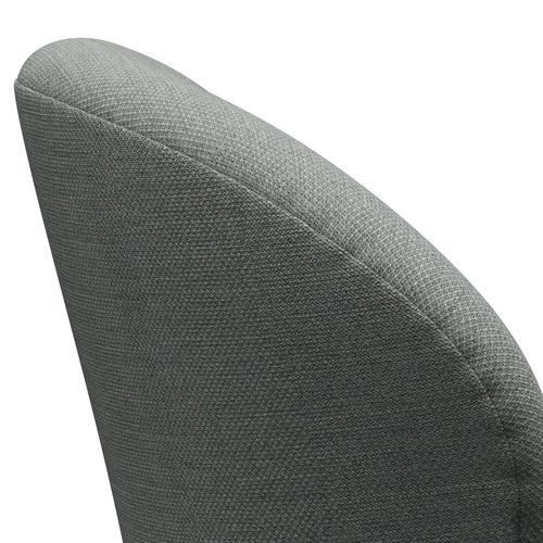 Fritz Hansen Swan -stol, satinpolerad aluminium/fiord Mid Grey Multi