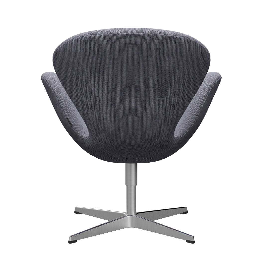 Fritz Hansen Swan-stol, satinpolerad aluminium/omull lavendel/naturlig