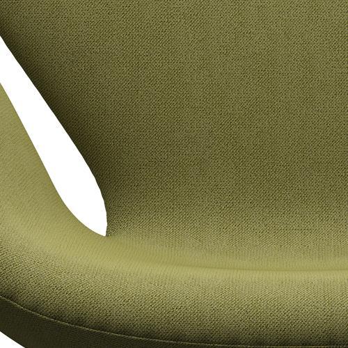 Fritz Hansen Swan -stol, svart lackerad/fångst varmgrön