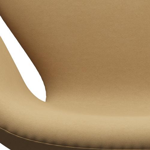 Fritz Hansen Swan -stol, svart lackerad/komfort beige (00280)