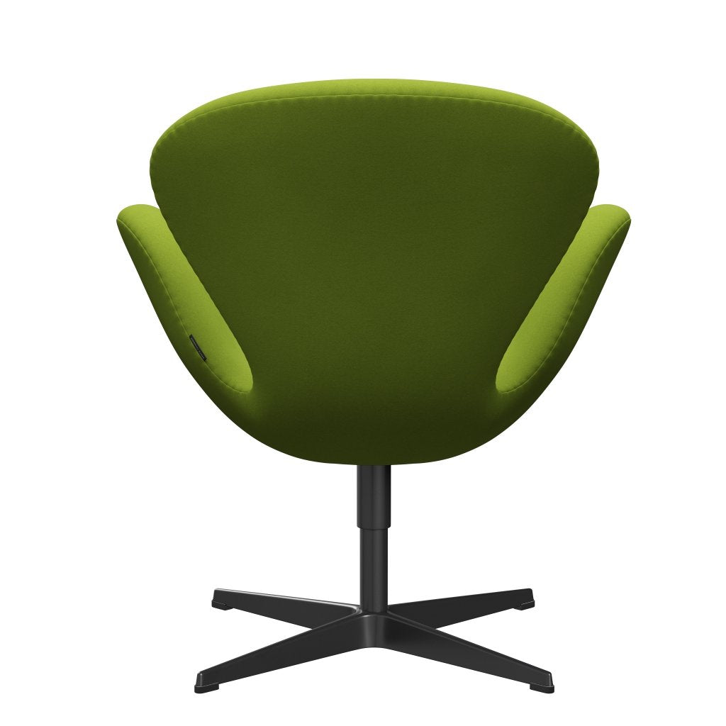 Fritz Hansen Swan -stol, svart lackerad/komfort ljusgrön (68000)