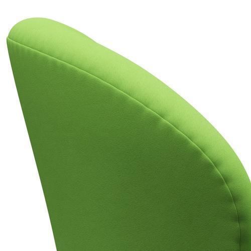 Fritz Hansen Swan -stol, svart lackerad/komfort ljusgrön (68010)