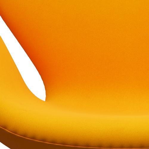 Fritz Hansen Swan -stol, svart lackerad/divina orange (426)